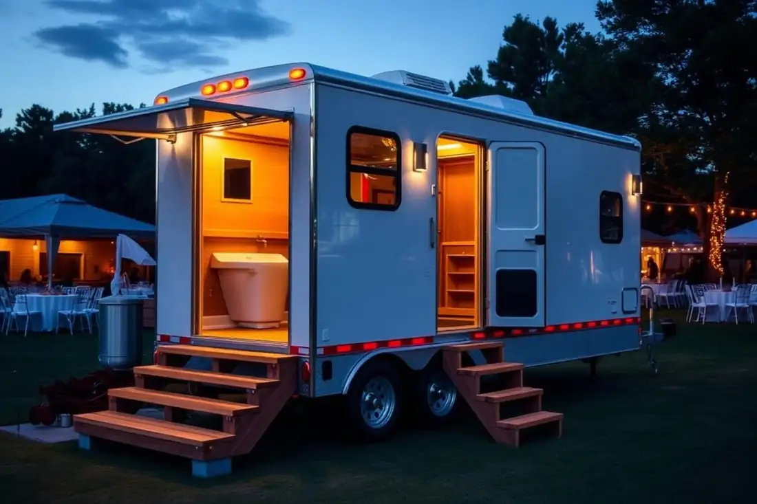 Luxury Restroom Trailer Rentals in High Point NC